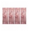 UTOPP Curtains Backdrop Metallic Decorations