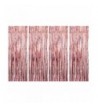 UTOPP Curtains Backdrop Metallic Decorations