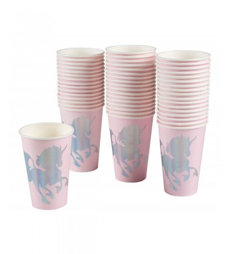 Unicorn Paper Party Cups Holographic