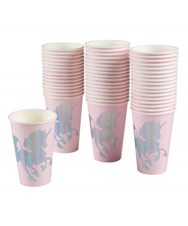 Unicorn Paper Party Cups Holographic