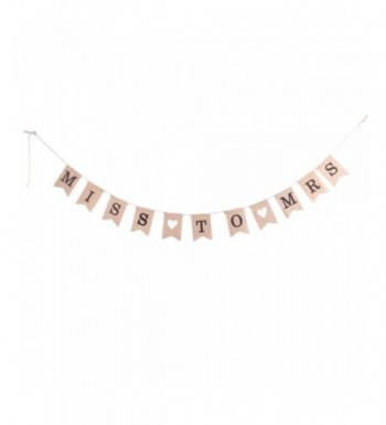 Junxia Wedding Natural Burlap Decoration