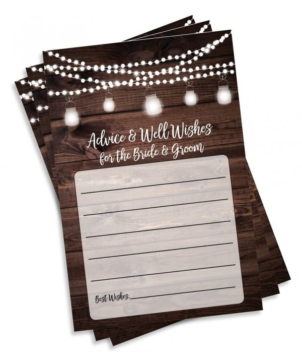 Rustic Wedding Advice Wishes Bride