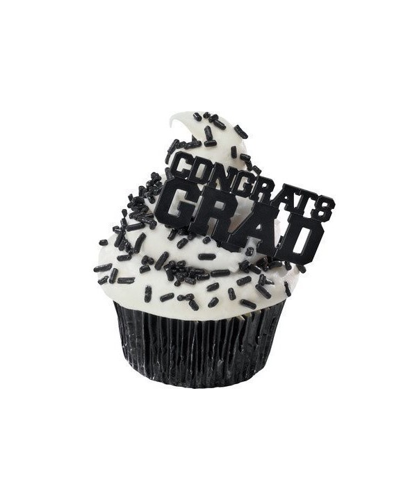 Congrats Grad Cupcake Picks 48 Pack