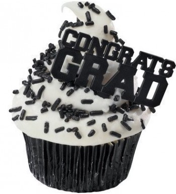 Congrats Grad Cupcake Picks 48 Pack