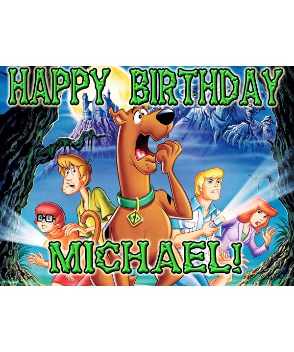 Scooby Doo Edible Birthday Topper Personalized