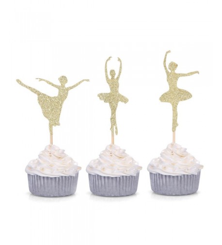 Giuffi Glitter Ballerina Cupcake Birthday