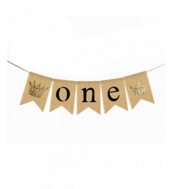 MaiCaiffe One Banner Birthday Decoration