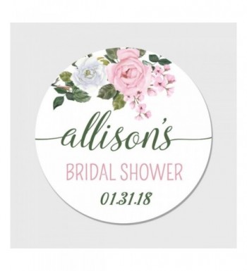 Personalized Themed Bridal Shower Stickers