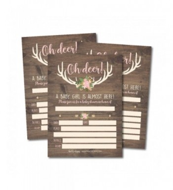 Invitations Sprinkle Woodland Printable Supplies