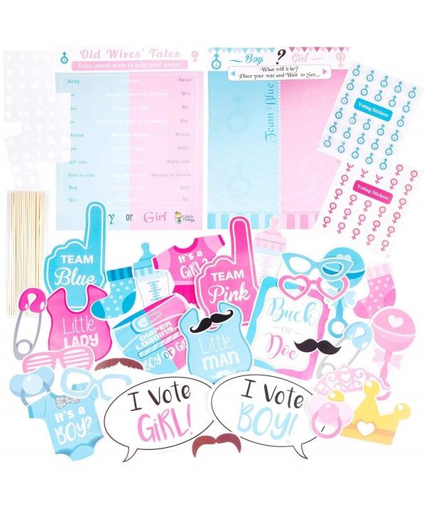 Shower Gender Reveal Posters Stickers