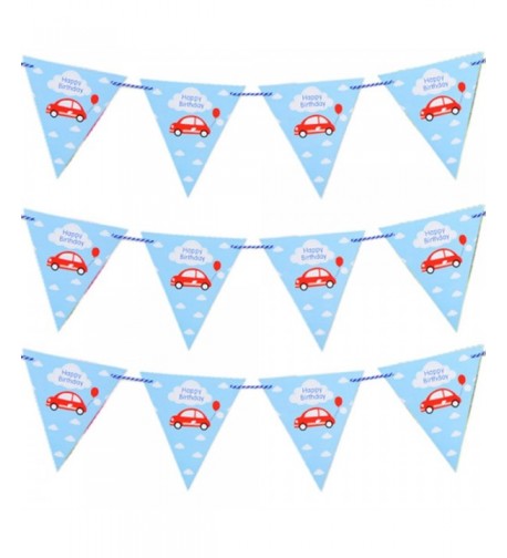 Birthday Pennant Decoration Nostalgic Romantic