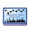 Graduation Edible Frosting Cake Topper