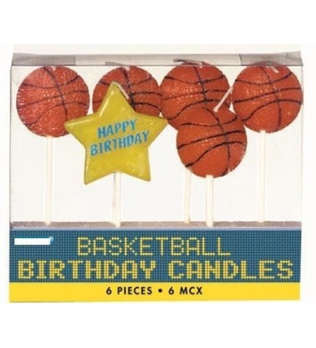 AMS Basketball Birthday 3in Candles