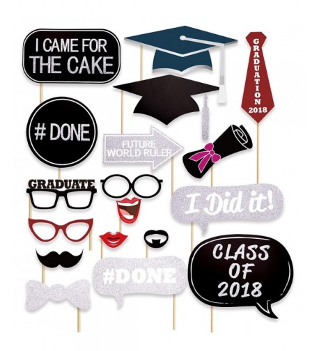 Glitter Graduation Photo Booth Props