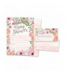 Shower Invitations Diaper Tickets Envelopes