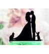 Wedding Topper Silhouette Acrylic Toppers