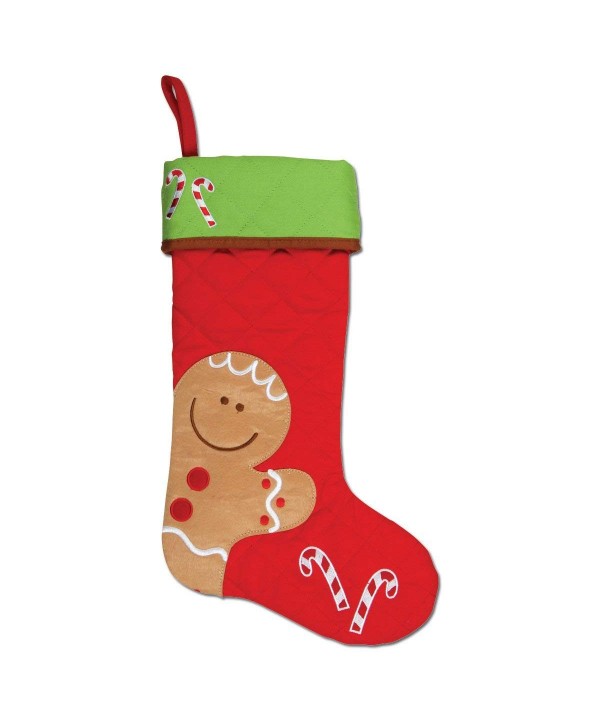 Stephen Joseph Christmas Stocking Gingerbread