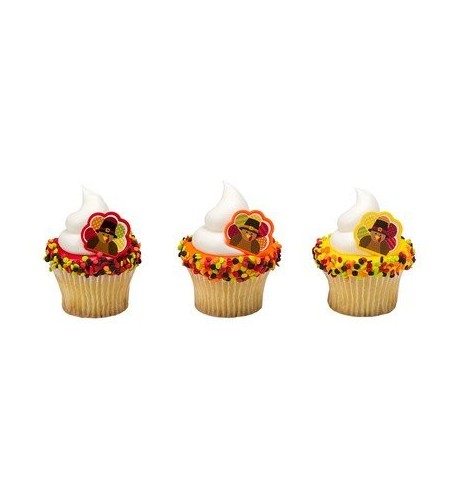 Harvest Thanksgiving Cupcake Topper Rings