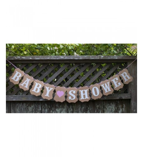 Shower Banner decorations best outdoor set Pink