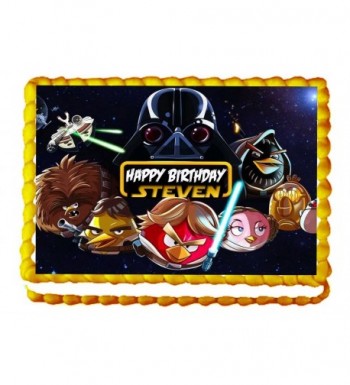 Angry Edible Birthday Topper Personalized