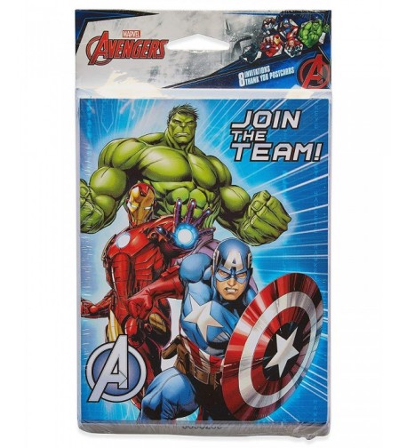 American Greetings Avengers Invite Thank