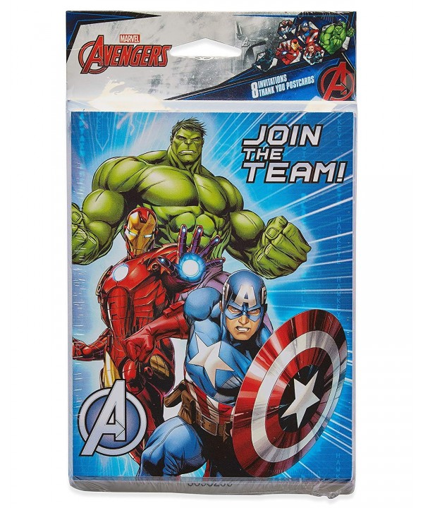 American Greetings Avengers Invite Thank