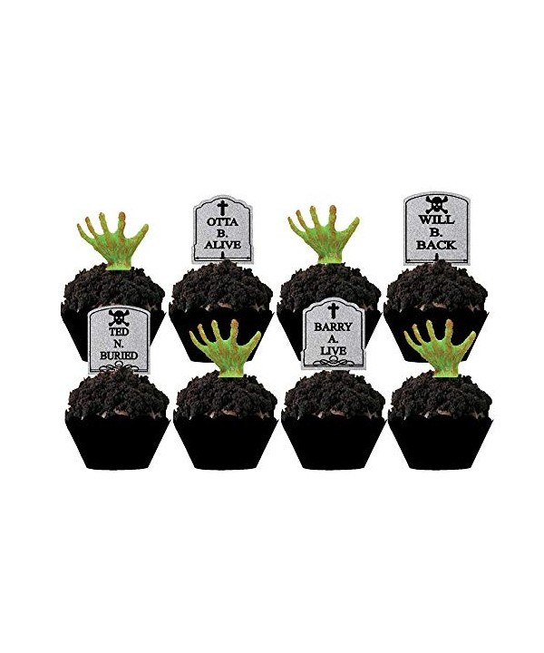 Halloween Party Tombstone Graveyard Cupcake