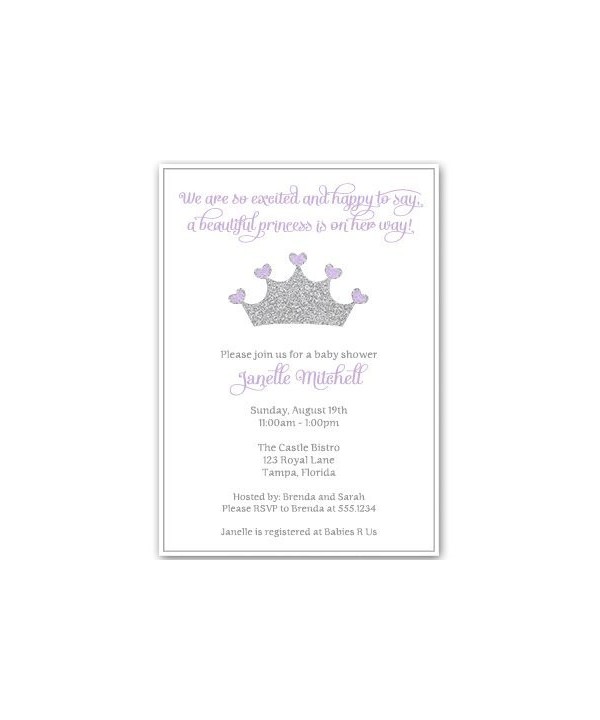 Princess Invitations Sparkle Sprinkle Envelopes