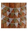 Hessian Bunting Garland Wedding Decoration