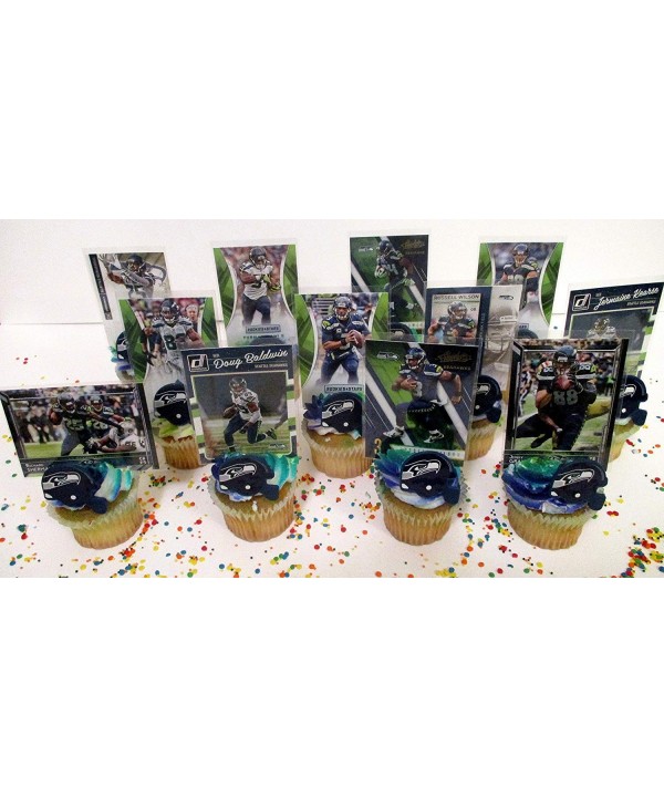 Seattle Seahawks Birthday Cupcake Topper
