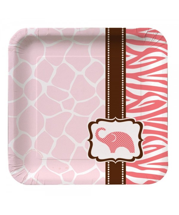 Creative Converting Shower Safari Plates