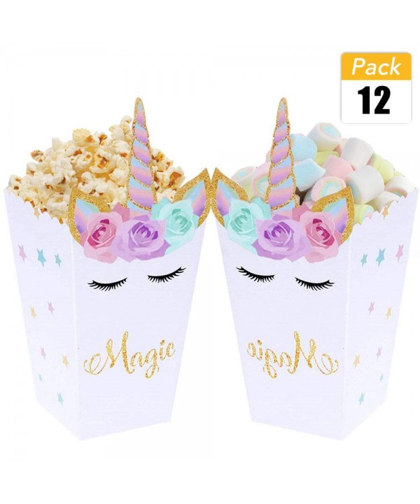 Magical Unicorn Popcorn Boxes Containers
