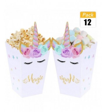 Magical Unicorn Popcorn Boxes Containers