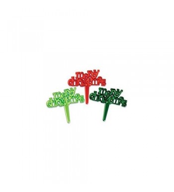 Merry Christmas Designer Cupcake Toppers