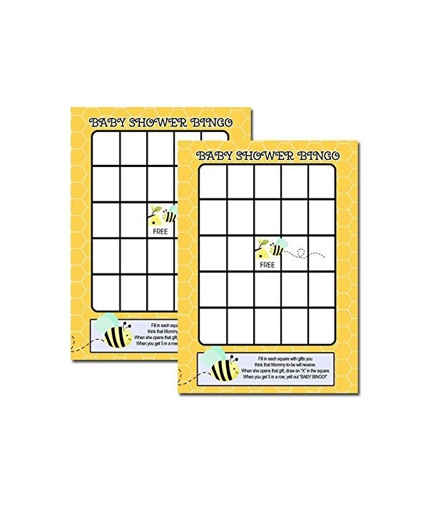 Bumble Shower Bingo Activity 20 pack