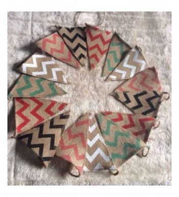 AllHeartDesires Hessian Colored Chevron Christmas