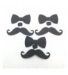 Hemarty Mustache Confetti Birthday Shower Scrapbooking Card