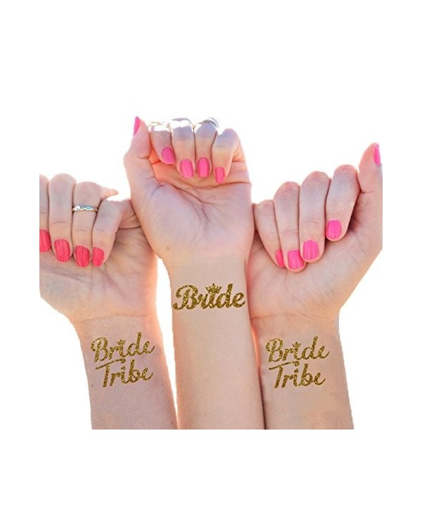 Temporary Bachelorette Waterproof Bridesmaid Metallic