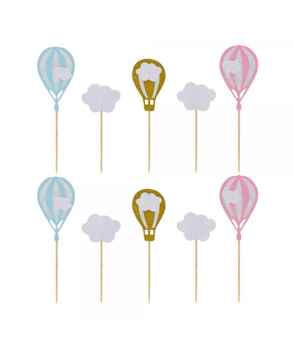 HZOnline Balloon Cupcake Birthday Decorations