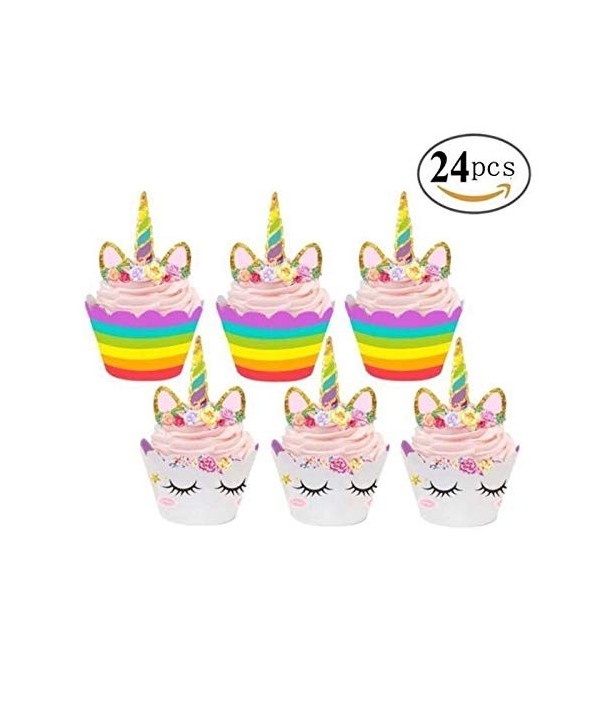 Magical Unicorn Cupcake Decorations Eco Friendly