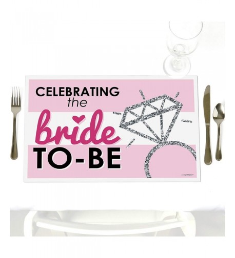 Bride Be Decorations Bachelorette Placemats