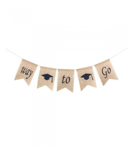 LUOEM Graduation Bunting Decoration Banners