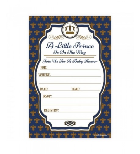 Little Prince Shower Invitations Envelopes