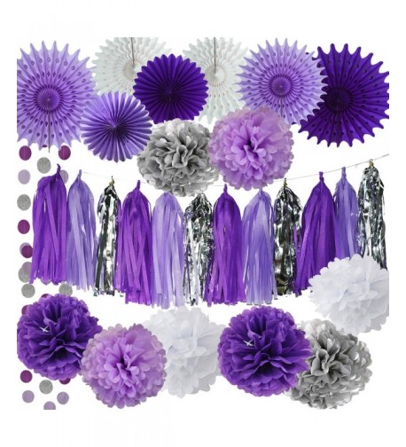 Decorations Amaranth Lavender Birthday Party
