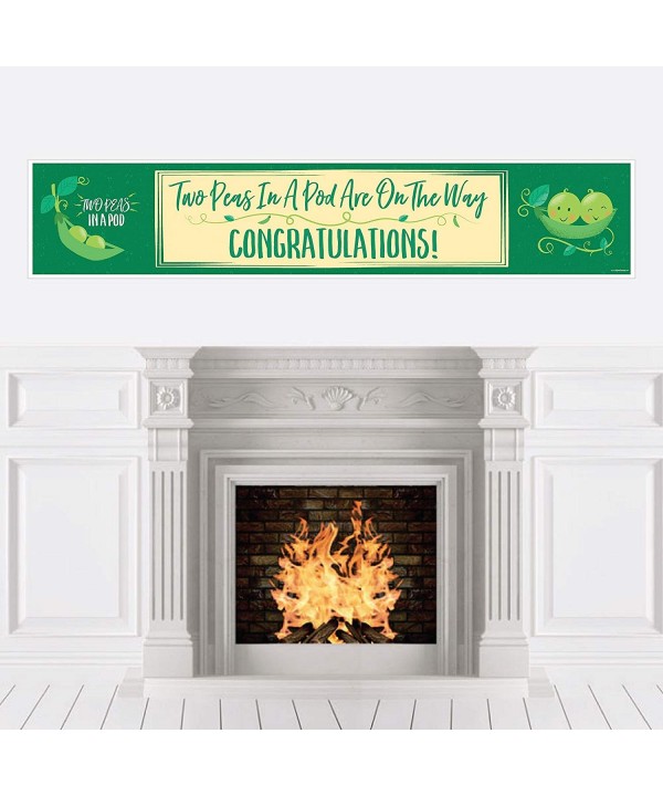 Double Fun Shower Decorations Banner Double Fun Shower Decorations Banner
