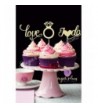 Set 12 Bridal Cupcake Toppers