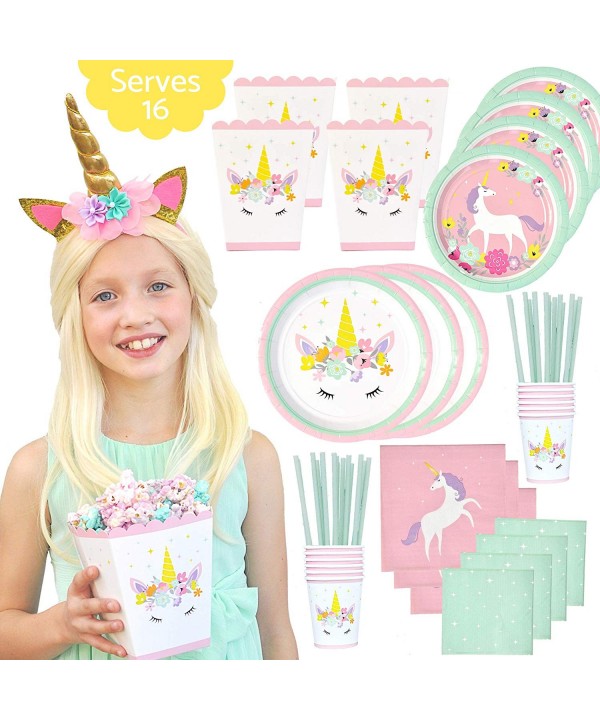 Unicorn Birthday Party Supplies Set