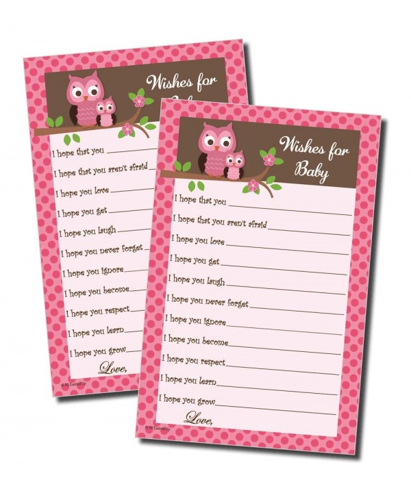 Wishes Baby Shower Game 50 sheets