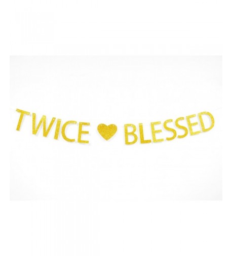 Blessed Glitter Banner Pregnancy Announcement