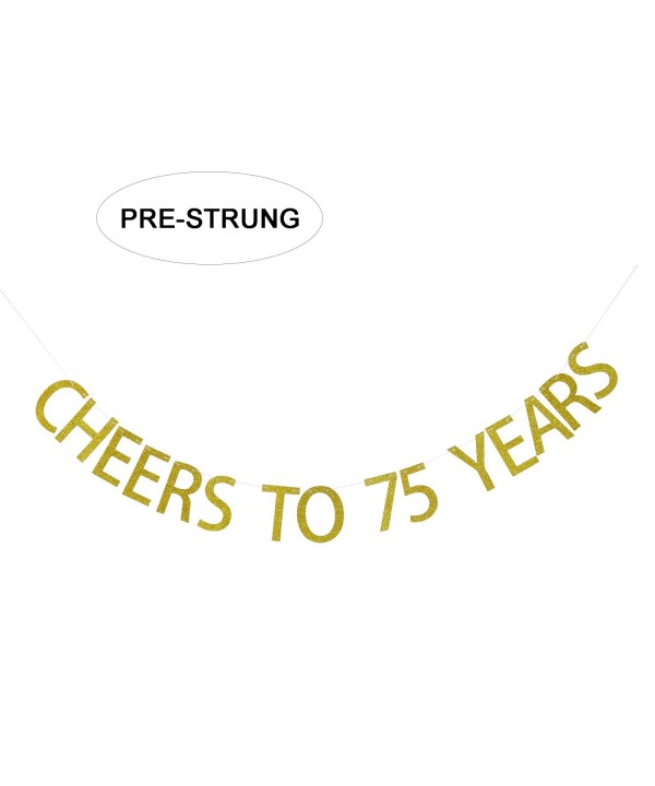 Gold Glitter Cheers Years Banner